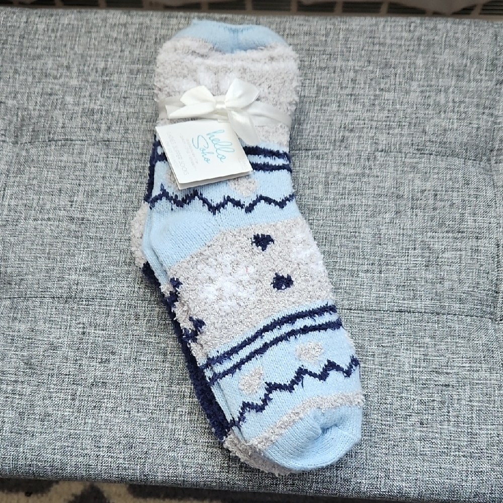 Hello Soho 3 Pack Of Womans Cozt Socks